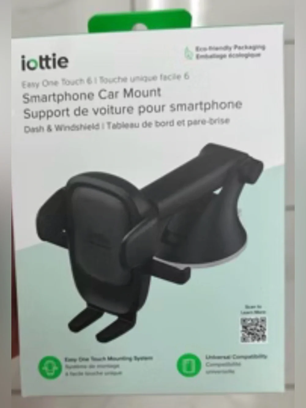 NIB iOttie Easy One Touch 6 cell phone car mount